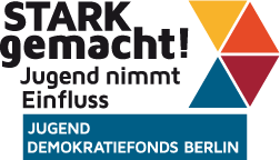 Logo stark gemacht Jugend Demokratiefonds Berlin